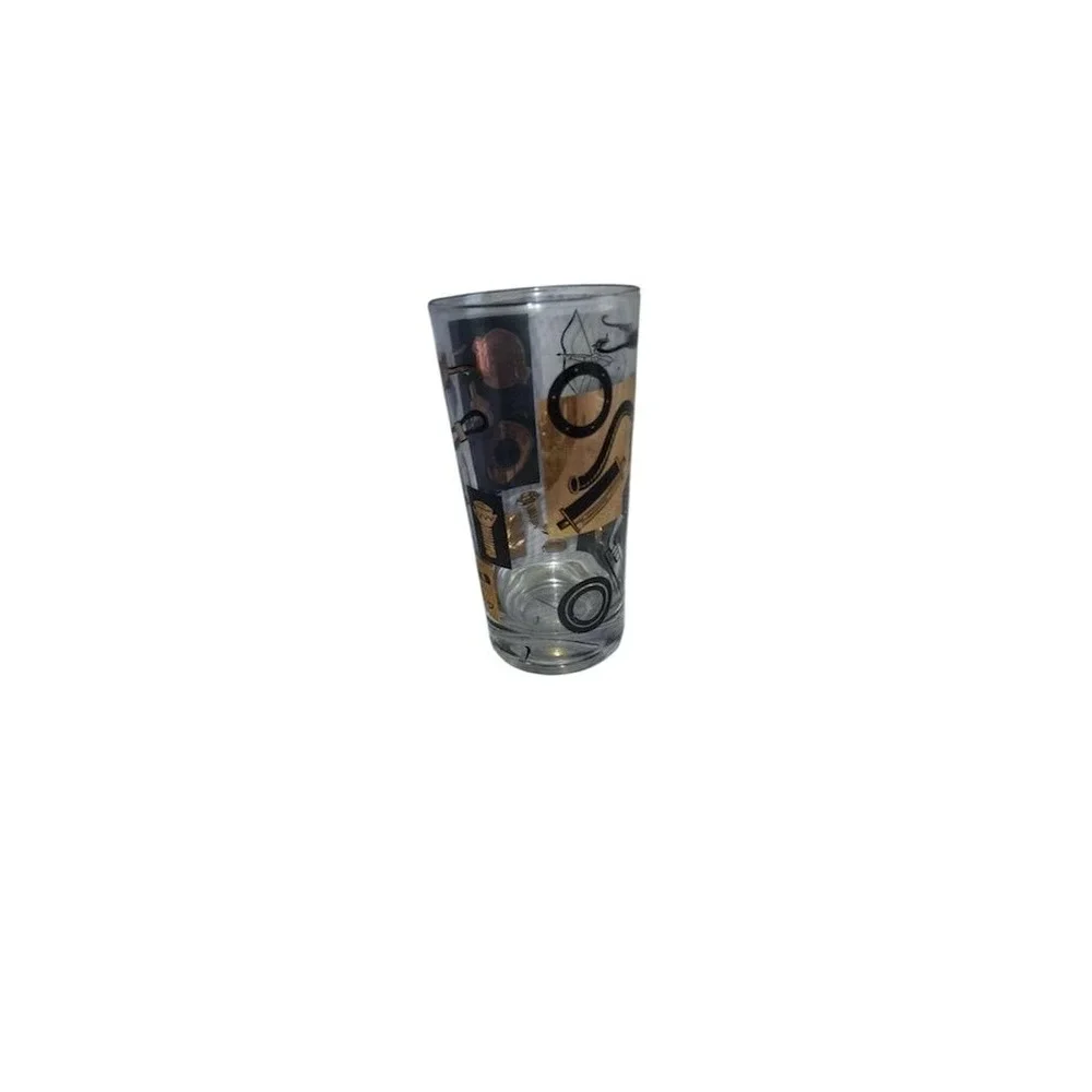 Federal Glass Vintage Automotive Tumbler Mid-Century‎ Modern Retro mechanic